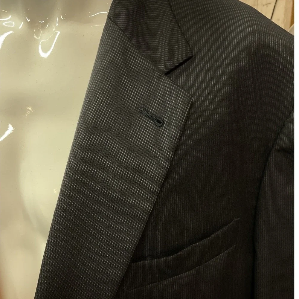 Jos. A. Bank Men's Signature Collection Pinstripe Wool Suit Jacket Blazer Sz 48R